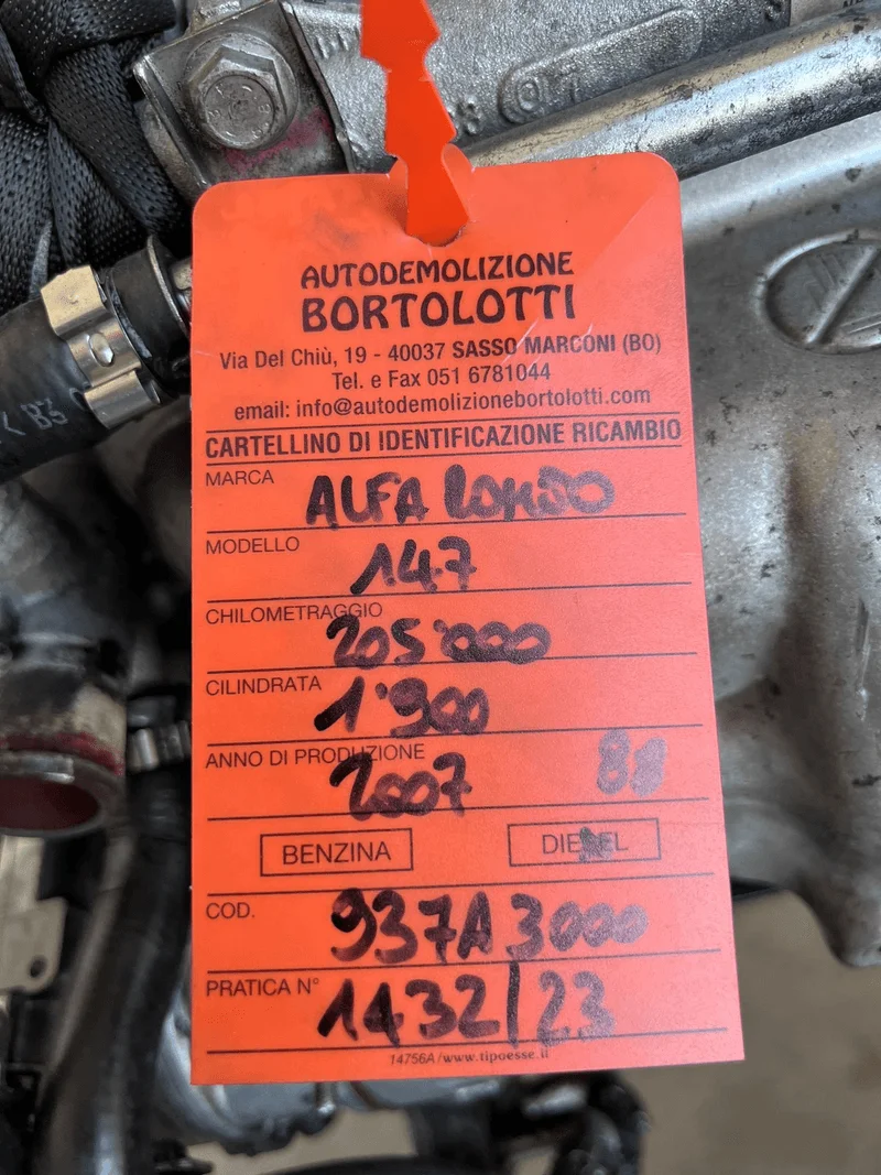 Motore semicompl.