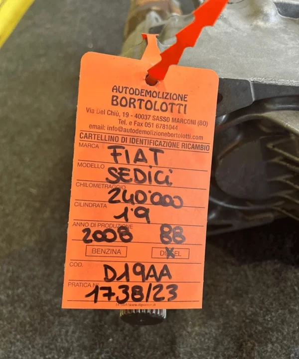 Scatola differenziale centr.