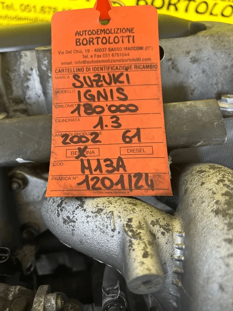 Monoblocco motore alleggerito