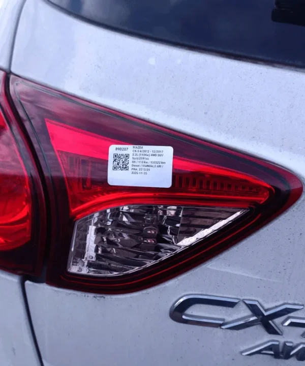 Fanale post. parte int.