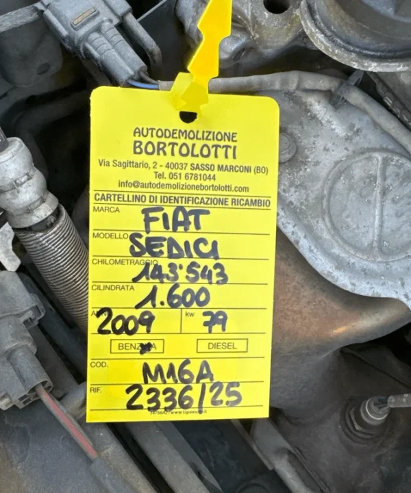 Monoblocco motore con pistoni