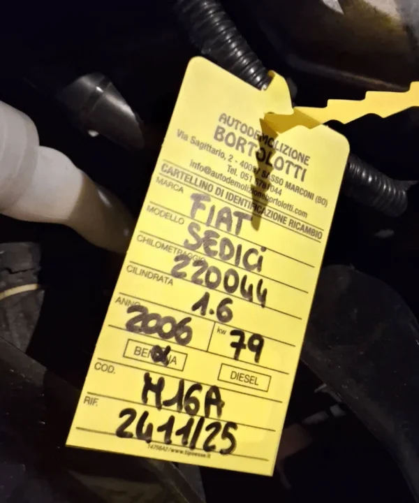 Monoblocco motore con pistoni