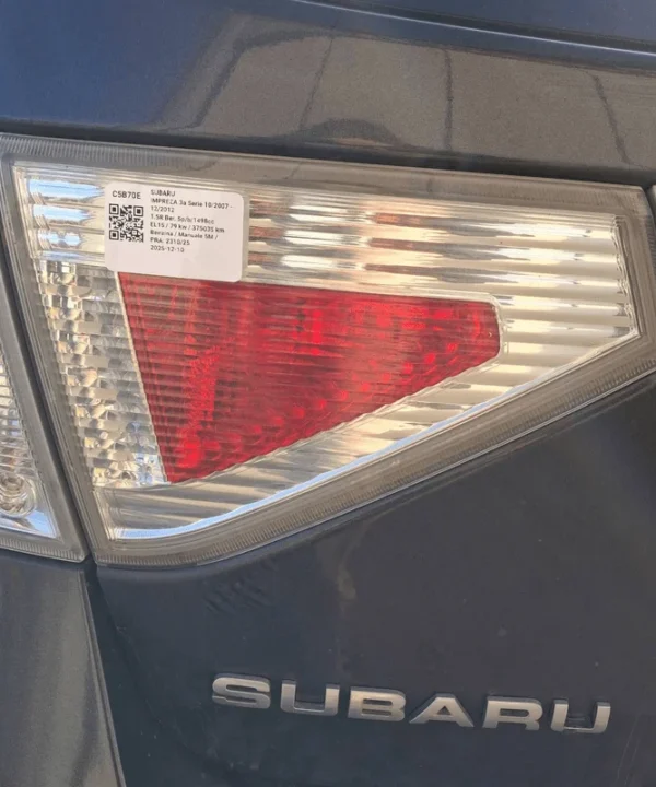 Fanale post. parte int.