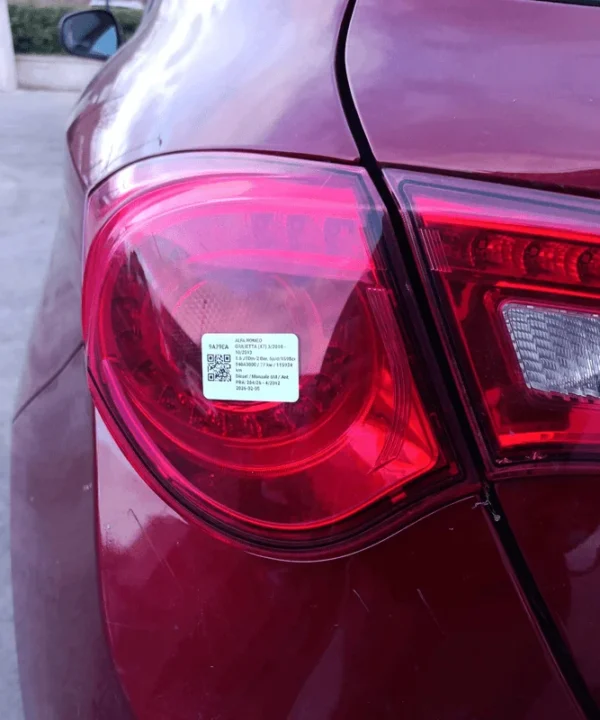 Fanale post. parte est.