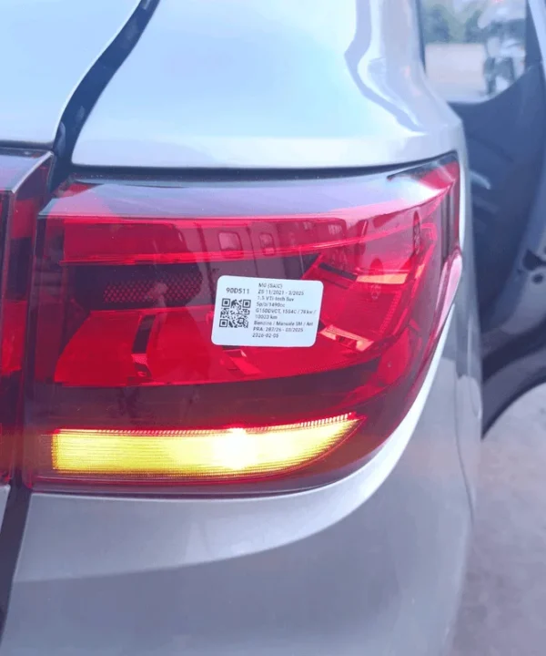 Fanale post. parte est.