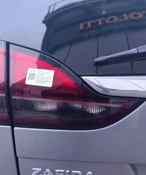 Fanale post. parte int.