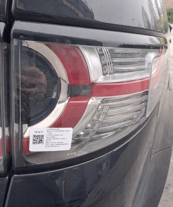 Fanale post. parte est.