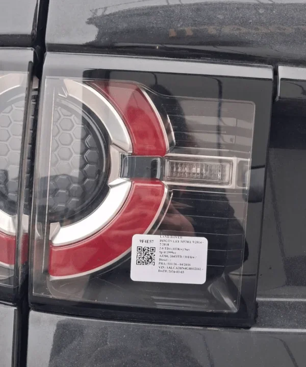 Fanale post. parte int.