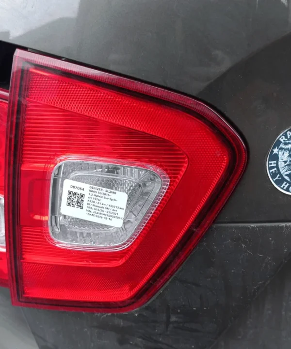 Fanale post. parte int.