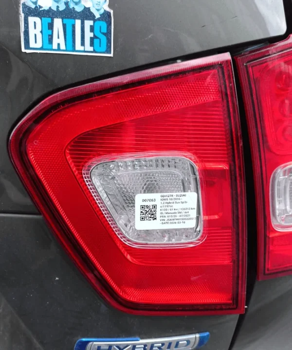 Fanale post. parte int.