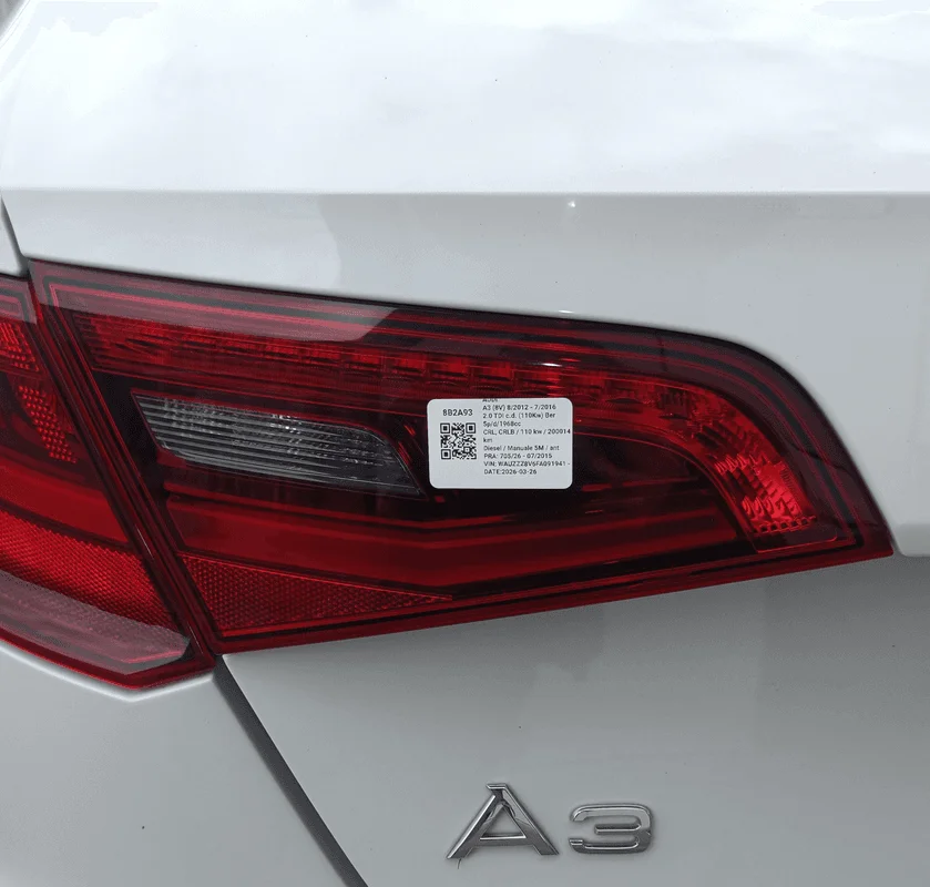 Fanale post. parte int.