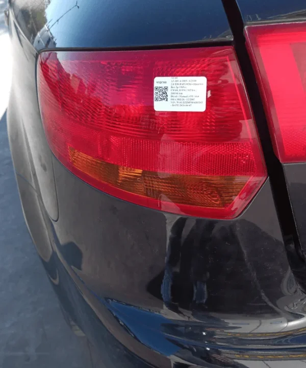 Fanale post. parte est.