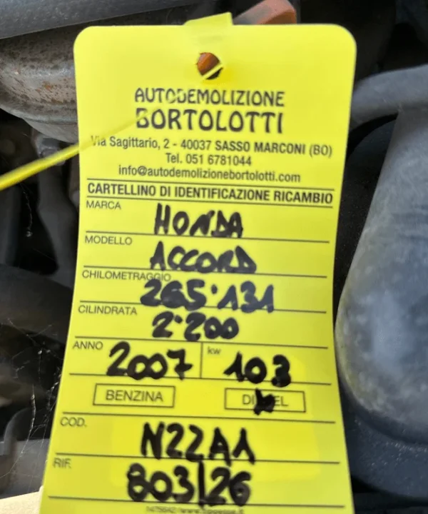 Motore semicompl.