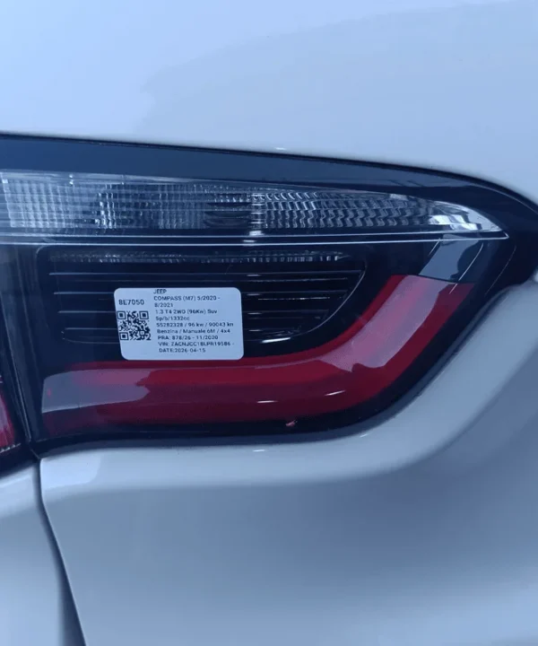 Fanale post. parte int.