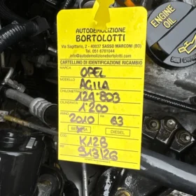 Monoblocco motore con pistoni