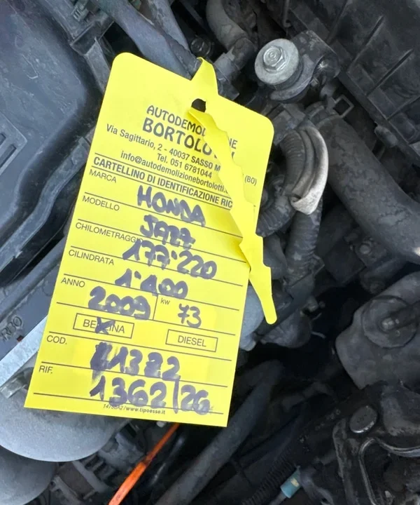 Monoblocco motore con pistoni