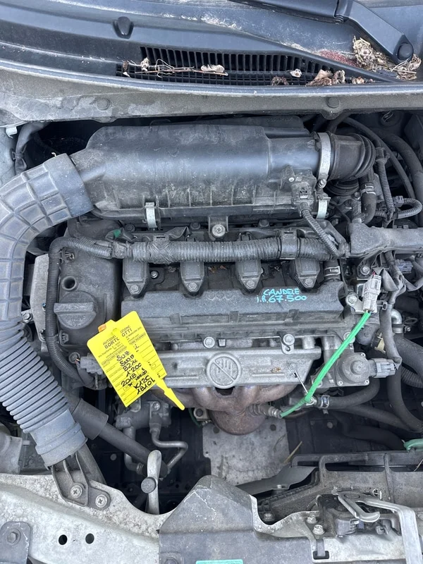 Monoblocco motore con pistoni